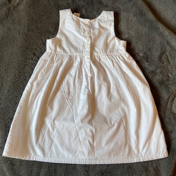2/$40 Marc & Maddie White Lined Dress Girls Size 3X - Picture 7 of 10